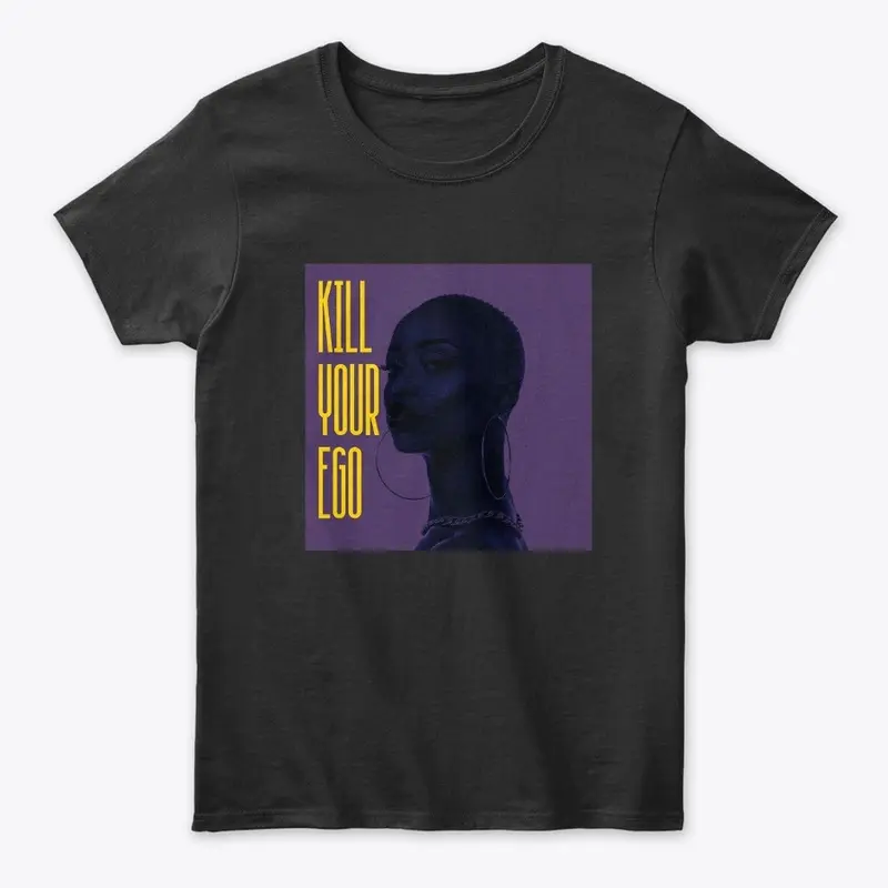 Kill Your Ego Purple and Yellow Design